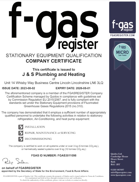 J & S Plumbing and Heating